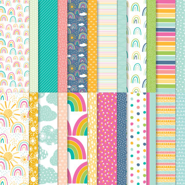 Sunshine & Rainbows Designer Series Paper By Stampin’ Up!