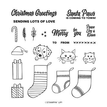 Sweet Little Stockings Photopolymer Stamp Set (english)