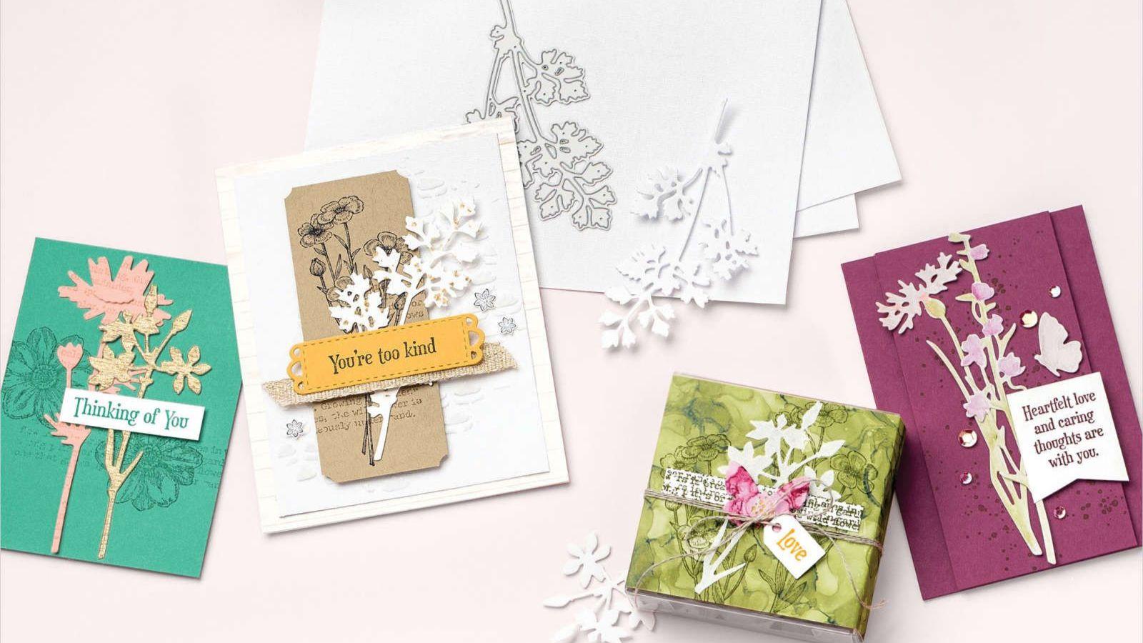 QUIET MEADOW CLING STAMP SET 