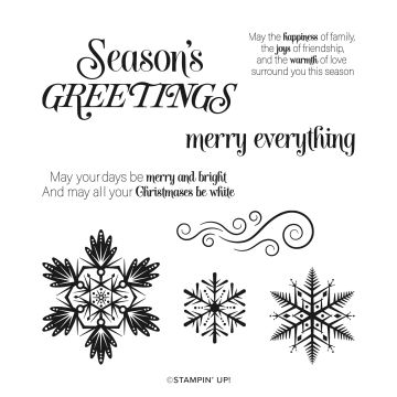 Merry Snowflakes Stamp Set By Stampin' Up!