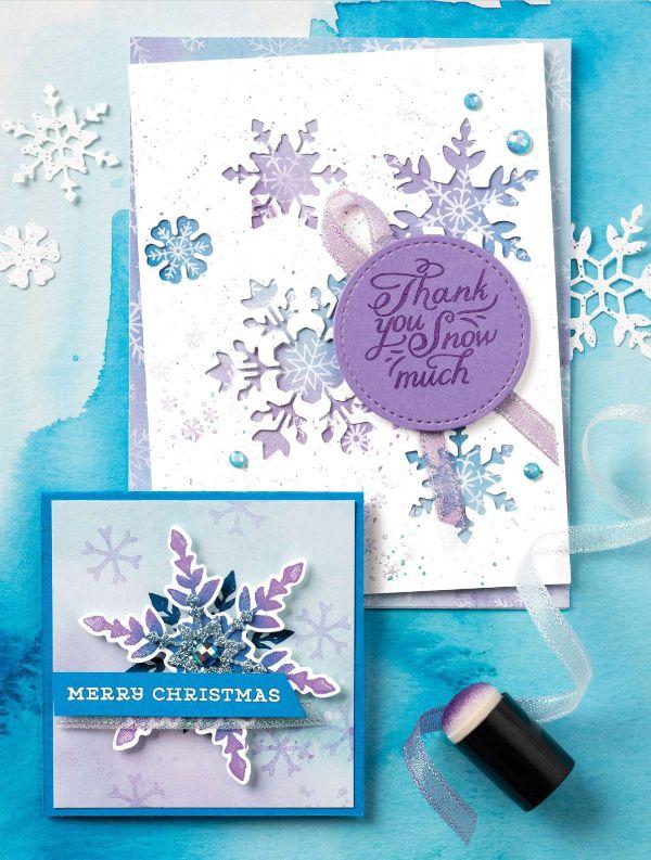 SNOWFLAKE SPLENDOR DESIGNER SERIES PAPER - Helen Piaskowski